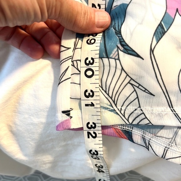 NWT,2-PC Apana,Botanical Garden Coral Resort & Beach Palazzo Pants & Swim Top - Picture 13 of 13